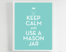 ... Mason Jar - Chalkboard, Sign, Print, Decor, Eat, Jars, Kitchen, Quote