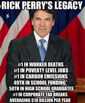 Rick Perry’s ACTUAL Legacy