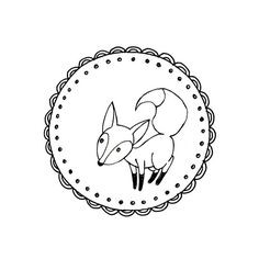 Fox Embroidery Pattern Printable Woodland Animal Digital Downloadable