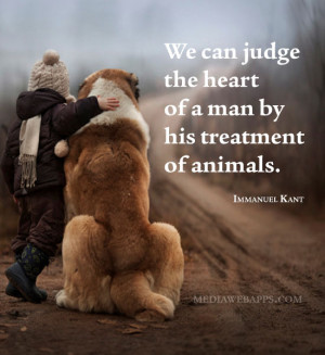his treatment of animals immanuel kant quotes quote quotations