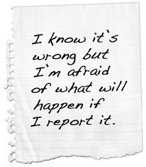 know it's wrong but I'm afraid of what will happen if I report it.