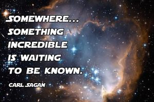... -WITH-STARS-inspirational-poster-with-CARL-SAGAN-quote-24X36-space