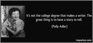 More Polly Adler Quotes