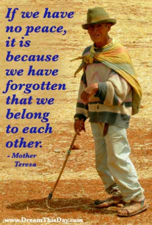 comfort and joy in these encouraging quotes by mother teresa