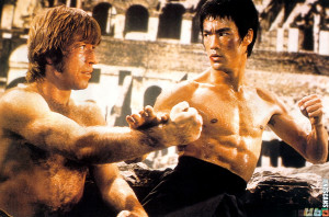 Bruce Lee vs Chuck Norris Men Quotes