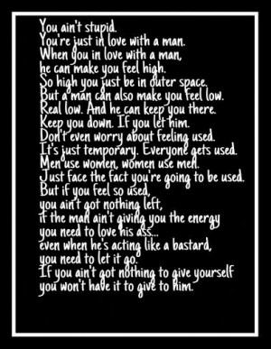 My favorite quote from the movie Baby BoyFavorite Quotes, Baby Boy