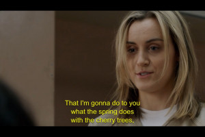Because Piper Chapman is the new Rory Gilmore