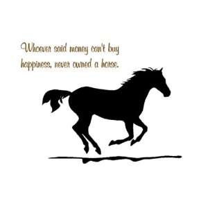 Nice horse quote decal for horse people sold by aluckyhorseshoe