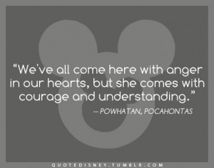 Pocahontas is pretty freaking inspiring. Just saying.