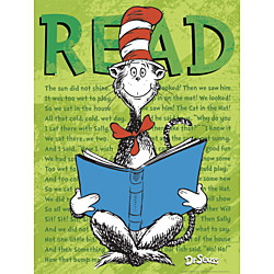 Posters & Decor / Children's / Cat in the Hat READ Jumbo Poster
