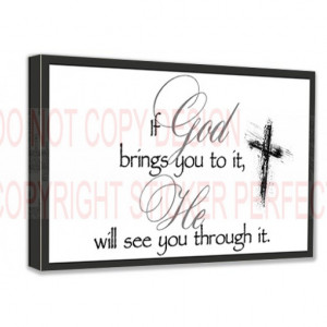 ... you through it religious wall art quotes letters signs plaques sayings