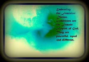 Twitter account to share information about the Feminine Divine ...