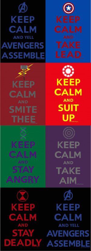 Keep Calm - Avengers Assemble - Complete Collectio by boozer11