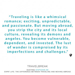 TravelBreak Expat Life Featured Quote