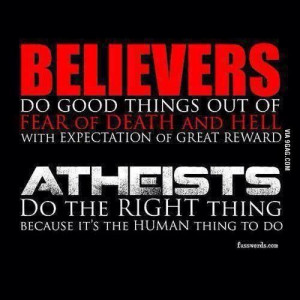 Believers vs Atheist