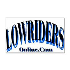 Lowriders Window Rectangle Sticker for