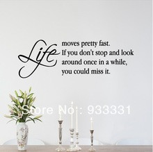 5pcs/lot LIFE QUOTE, Lesson, Learn, Family, Quote, Wall Sticker, Decal ...