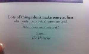 Thank You Universe Quotes So thanks universe. i get it.