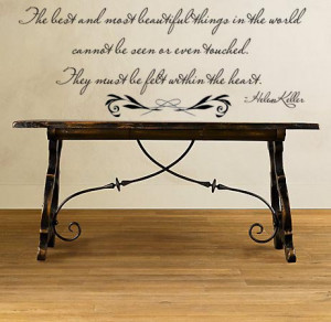 ... Shop by Collection > Famous Quotes > Helen Keller Quote Wall Decals