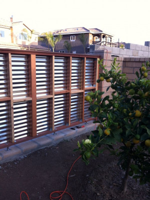 ... Tin, Diy Corrugated Metals, Metals Wood Fence, Wood Beams, Yards Ideas