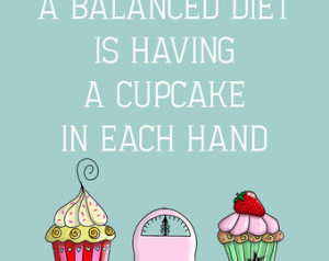 Balanced diet ...