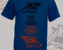 Wolf shirt. Two wolves Native American inspirational quote tshirt ...