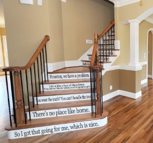 Movie Quote Set LARGE Assorted Sayings Vinyl Stairs or Wall Decal Film ...