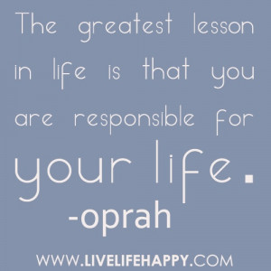 oprah quote about life