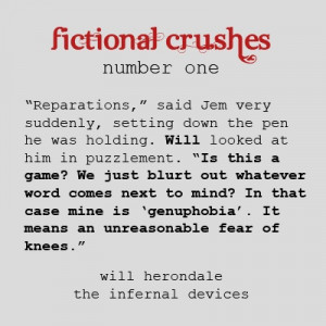 Herondale. I love him more than I should. and jem i am pretty team jem ...