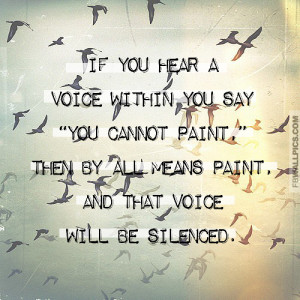 ... The Voice of Negativity Vincent Van Gogh Inspiring Quote Picture