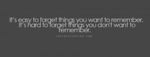 Click to get this forget things facebook cover photo