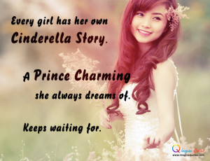 Waiting Girl Quotes Keeps waiting for a prince