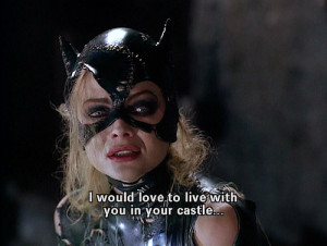 ... Catwoman - sorry, Anne Hathway! I believe that only Tim Burton could