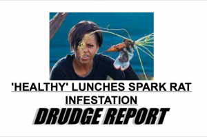 The Rats Eat Michelle Obama’s School Lunch #ThankYouMichelleObama