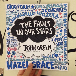 The Fault In Our Stars Drawing Collage The fault in our stars- john