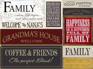 Signs and Sayings - Friends and Family - Country Marketplace