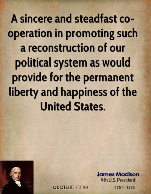 sincere and steadfast co-operation in promoting such a ...