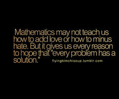 Hate Math Quotes In collection: love quotes