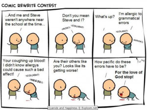 Related Items comic funny grammar rewrite