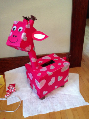 Giraffe Valentine's Day Box: Valentine'S Day, Valentines Ideas ...