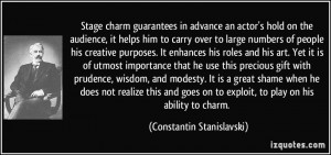 More Constantin Stanislavski Quotes