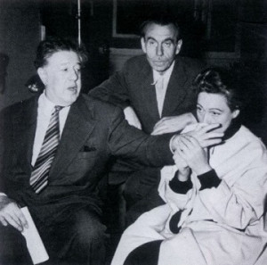 Michel Simon, Louis-Ferdinand Céline and Arletty