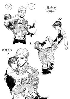 Erwin Smith x Rivaille (Levi) More