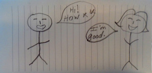 is for Dialogue Description and Detail