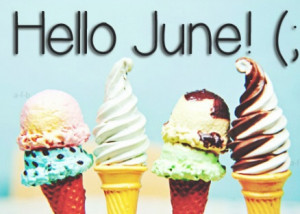 Hello june sayings quotes on images and pics