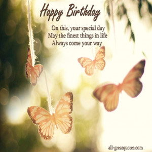 ... 100’s Of FREE >> Happy Birthday Wishes To WRITE In BIRTHDAY CARDS