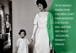 Former first lady Jacqueline Kennedy Onassis had two children with ...