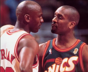 Gary Payton en son giymiş olduğu Miami Heat formasıyla 2006 ...