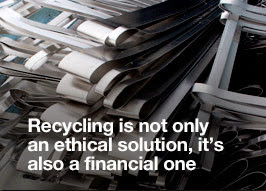 It makes a big difference to recycle. It makes a big difference to use ...
