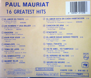 paul mauriat 16 greatest hits